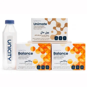 feel-great-30-day-pack-unimate-lemon-ginger-balance-drink-and-unicity-bottle